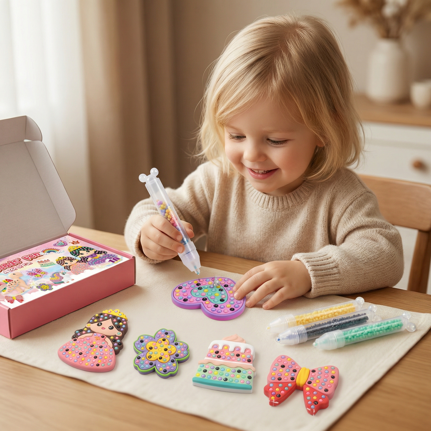 CrystalBeadJoy™ — Ignite Their Confidence and Creativity with Every Sparkle