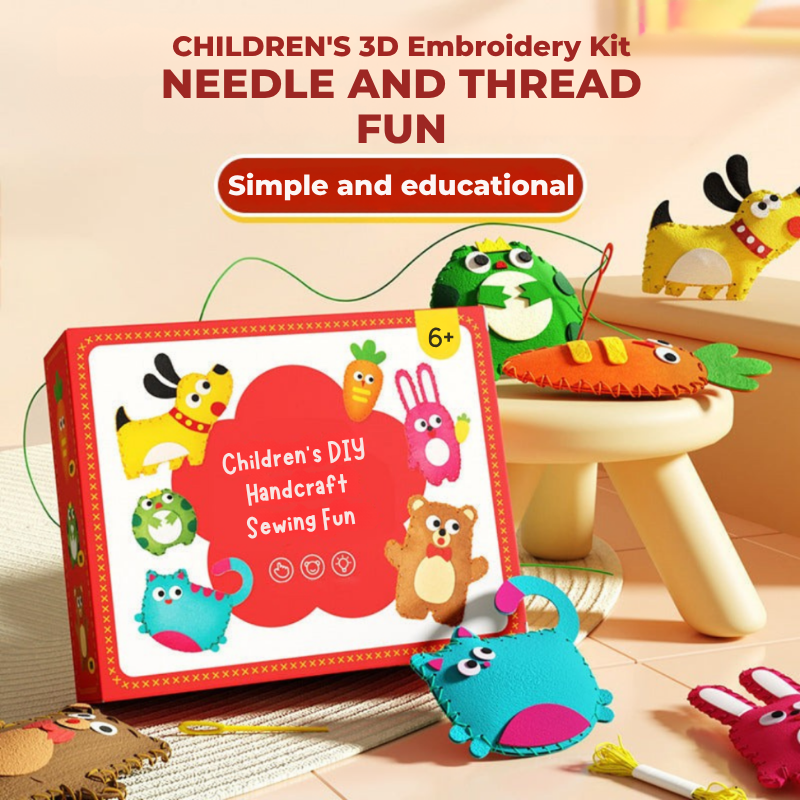 MiniSy™ 3D Stitching Kit — Ignite Confidence and Creativity in Every Little Hand