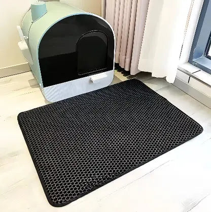 Cat Litter Mat | Dual-Layer Litter Trap | Waterproof, Non-Slip & Machine Washable