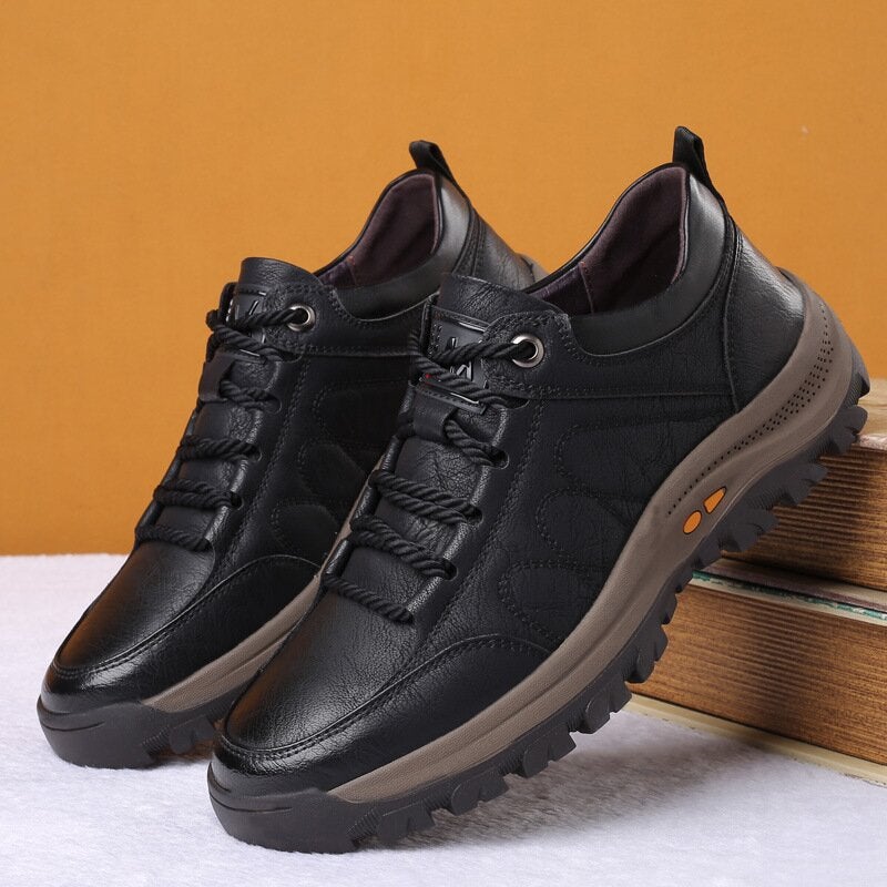 Men's Orthopedic Shoes | Arch Support | Leather Upper & Anti-Slip Sole