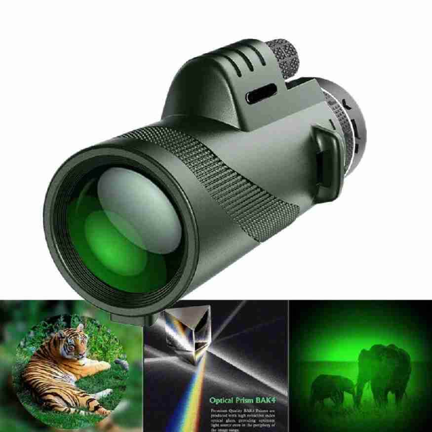 Monocular Telescope | Ultra-Zoom Multi-Coated HD Glass | Lightweight & Weatherproof