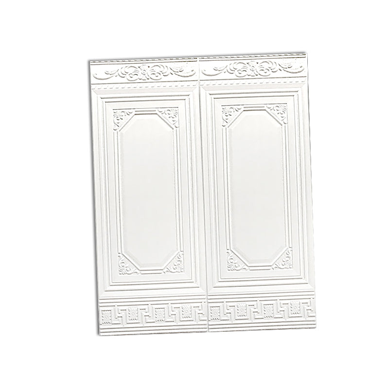 Peel & Stick Wall Panels | 3D Embossed Tin Back | Vinyl 10-Piece Set | Waterproof