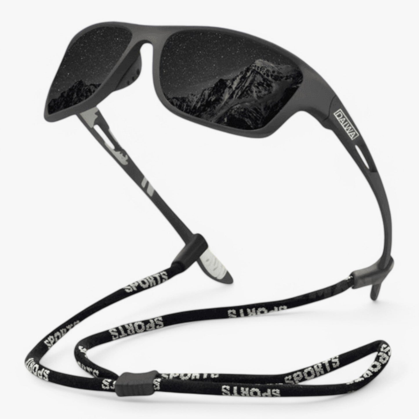 Sports Sunglasses | Polarized Scratch-Resistant Lenses & UV Protection | Lightweight Wrap Frame
