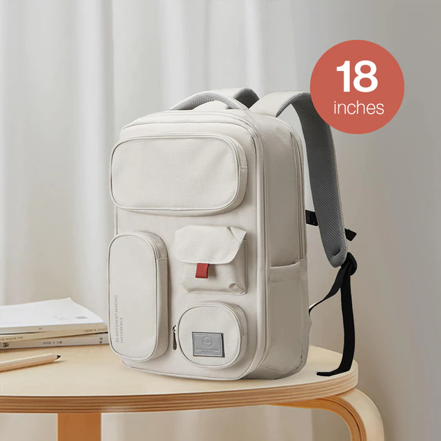 Unisex Hiking Backpack | Large Capacity | Durable Polyester | Fits 17-inch Laptop