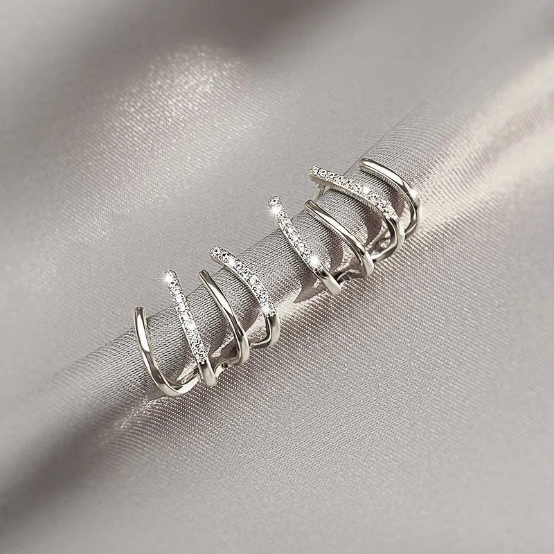 Women’s Twist Earrings | Lightweight Statement Design | Hypoallergenic Finish