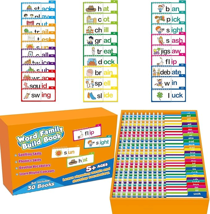 LumoLex™ Word Family Flip Books — Turn Every Reading Struggle Into Proud, Confident Smiles