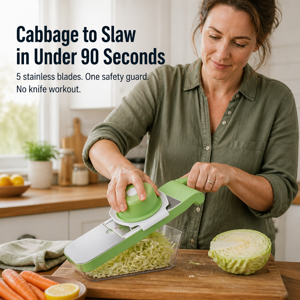 SliceSwift™ — Effortless, Safe Slicing That Cuts Your Prep Time in Half