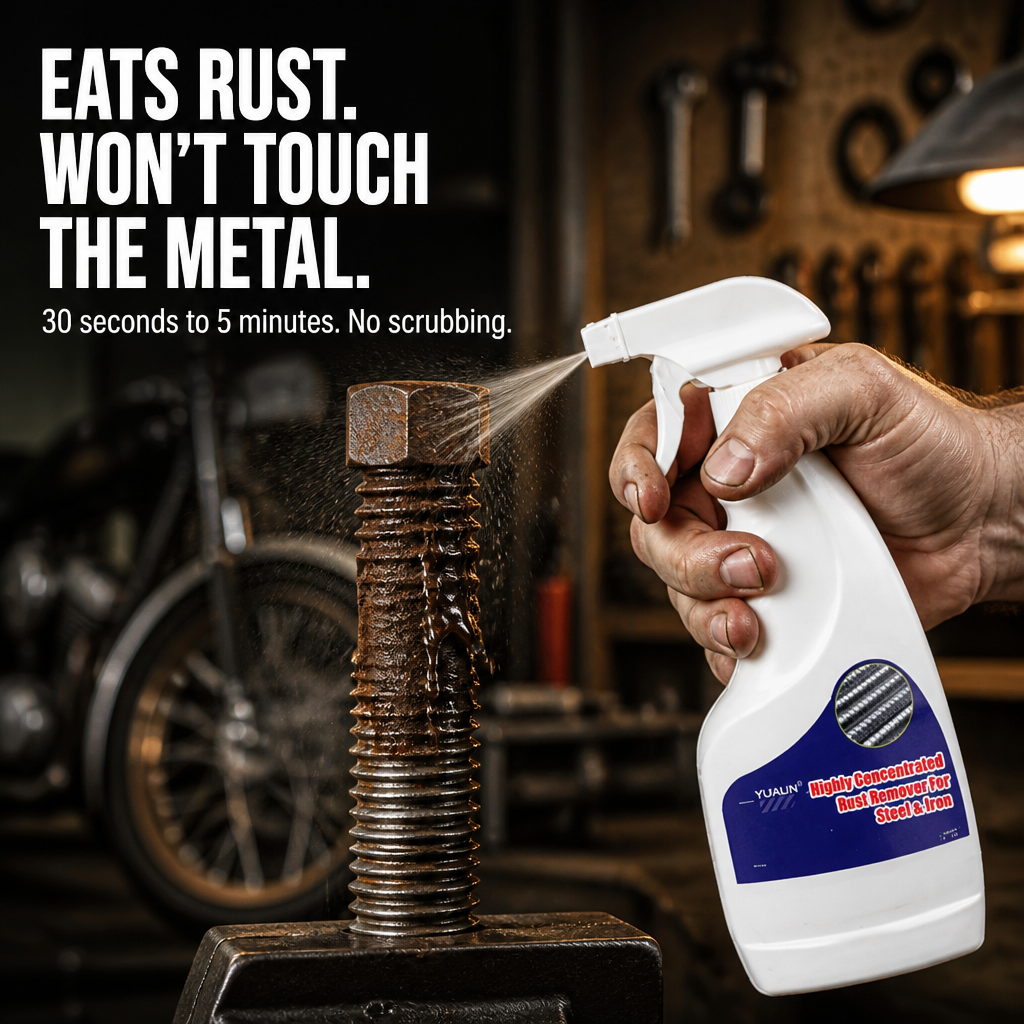 Metallix™ — Watch Rust Disappear and Bring Your Metal Back to Life Effortlessly