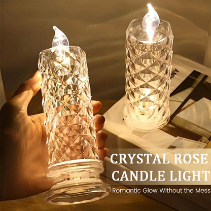 LumaLuxe™ Prism Candle — Ignite Timeless Romance with Effortless, Flame-Free Glow