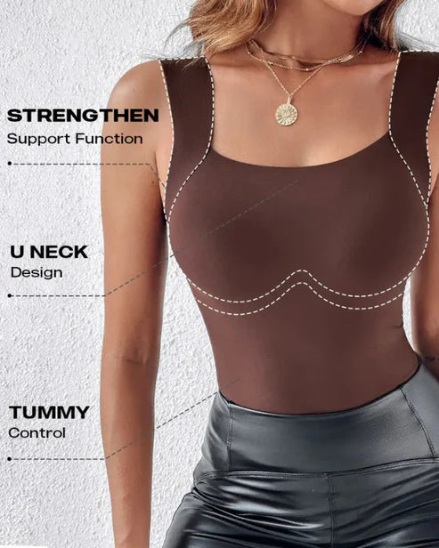 VivifyLuxe™ Tank — Unshakable Comfort That Shapes Your Confidence All Day