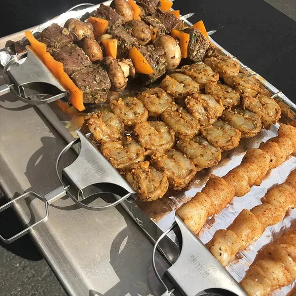 SearSwift™ — Master Juicy, Perfectly Grilled Skewers with Zero Hassle