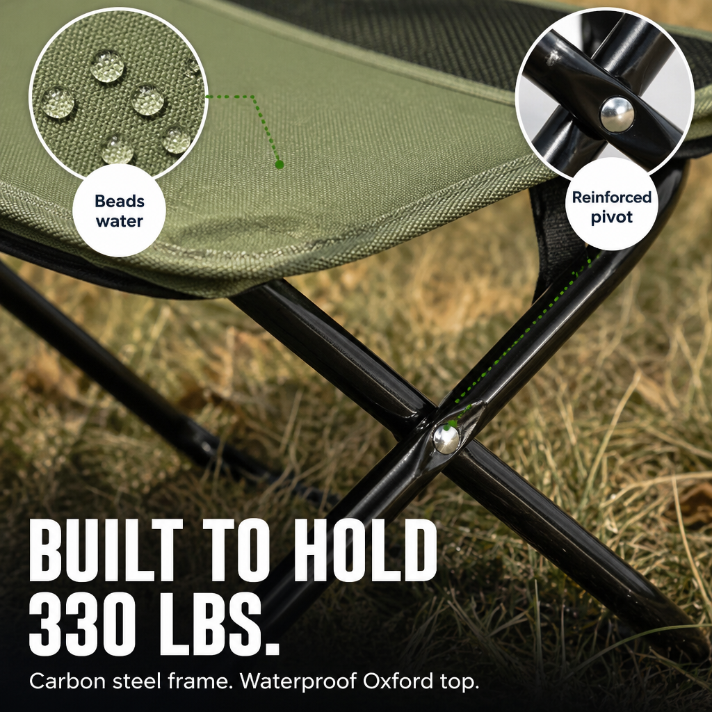 TrailEase™ — Wear Your Comfort, Sit Anywhere, and Free Your Hands Instantly
