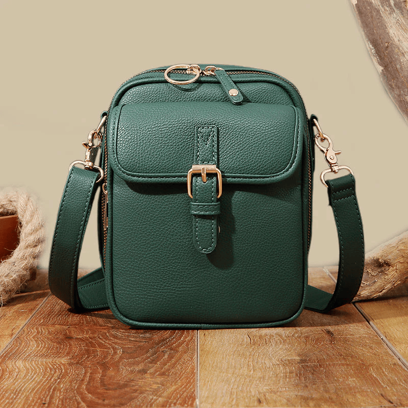 Strathmere™ Leather Crossbody — Effortless Style and Organized Freedom in Every Step