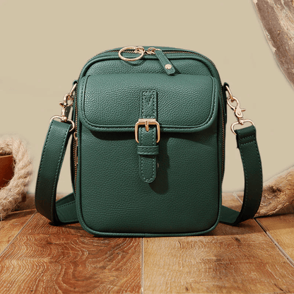 Strathmere™ Leather Crossbody — Effortless Style and Organized Freedom in Every Step