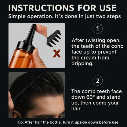 StratoHold™ Precision Styling Gel Comb — Master Every Strand with Flake-Free, Nourishing Hold That Lasts All Day