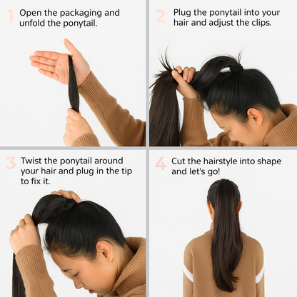 LumiTress™ — Instantly Rock a Full, Flawless Ponytail That Turns Heads All Day