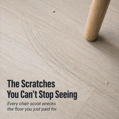 SilencioGuard™ — Glide Chairs Silently and Shield Your Floors from Every Scratch