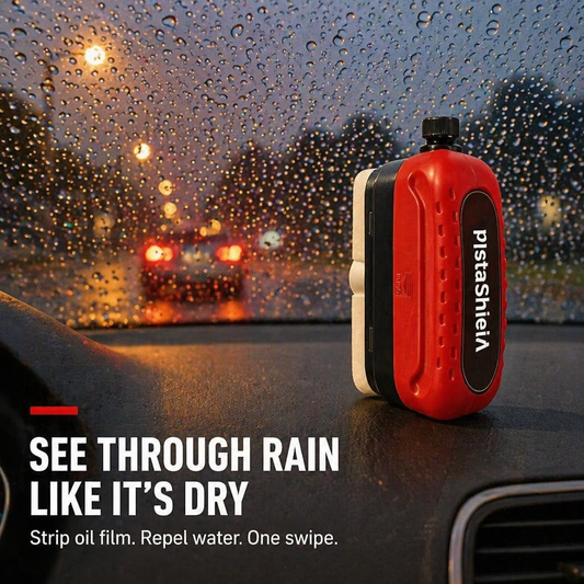 ClearVue™ Glide — Instantly Clear Rain-Slicked Glass for Safer, Stress-Free Night Drives