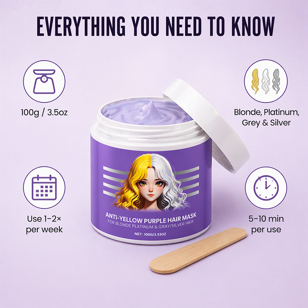 VioletLock™ — Eliminate Brassy Yellow, Deep Condition & Maintain Cool Blonde Between Salons