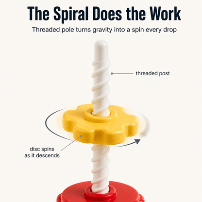 RadiantSpin™ Tower — Drop, Spin & Stack: The Screen-Free Plaything Toddlers Crave