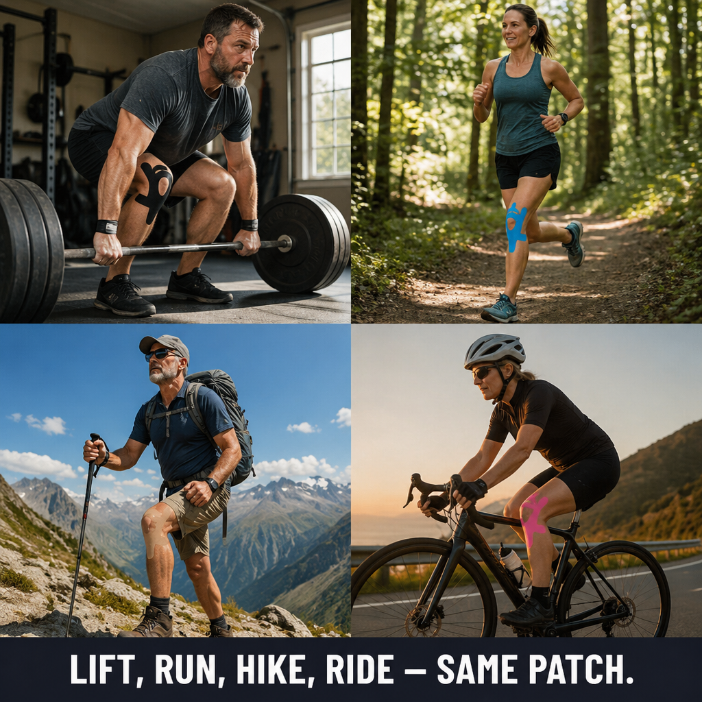 GlideTube™ — Snap on Pain-Free Knees That Move With You All Day