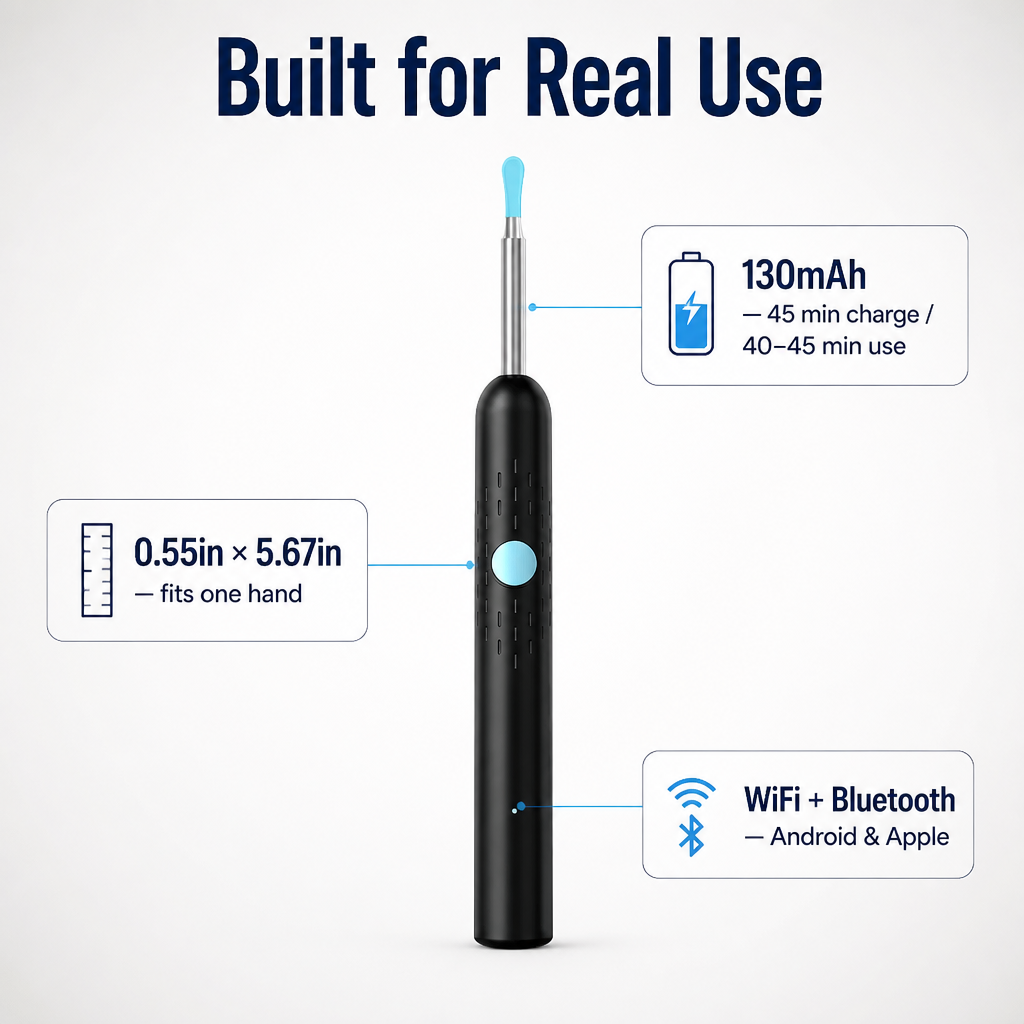 AudiaVue™ — See Every Detail, Clean Ears Calmly and Confidently