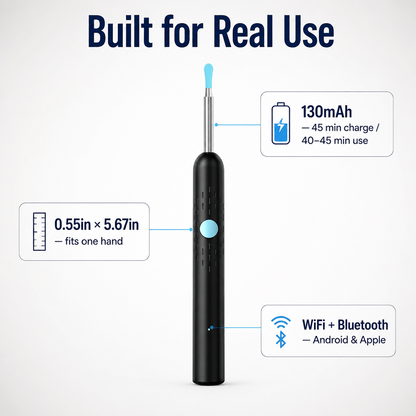 AudiaVue™ — See Every Detail, Clean Ears Calmly and Confidently