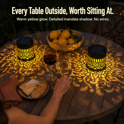 LunaAura™ — Turn Your Nights into Captivating Solar-Powered Mandala Enchantment