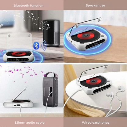 PulseWave™ Portable CD Player — Escape into Pure, Portable Sound Freedom Everywhere You Go