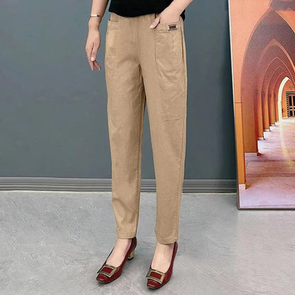 VioraLuxe™ Cotton Pants — Experience All-Day Freedom with Soft, Stretchy Comfort That Flaunts Your Best Shape