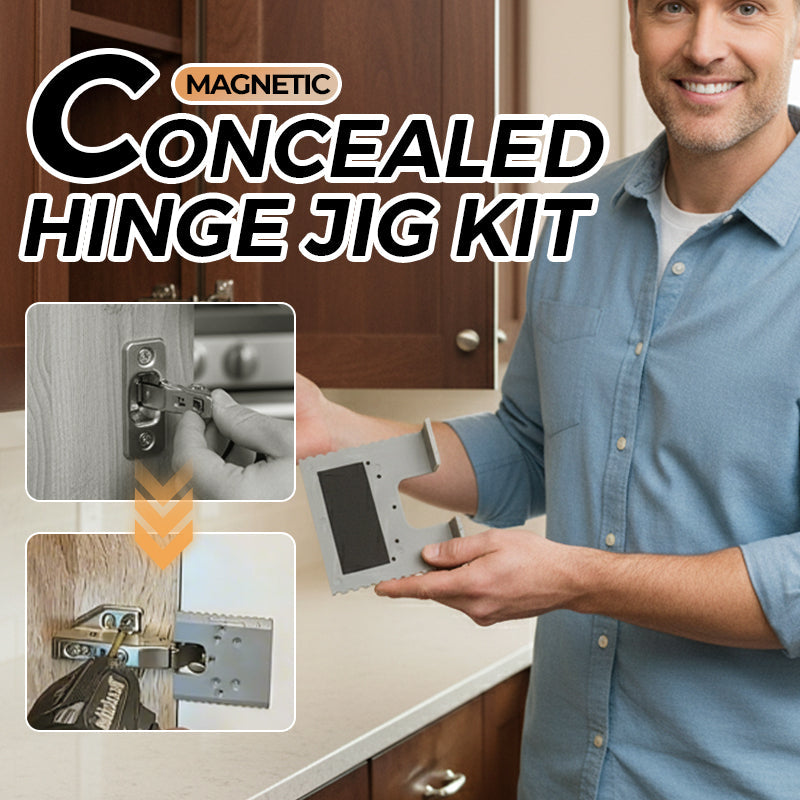 HingeMaster™ — Nail Perfect Cabinet Doors with Magnetic, Flawless Precision Every Time