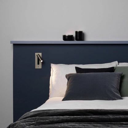 Contemporary Wall-Mounted Bedside Lamp with Adjustable LED Light