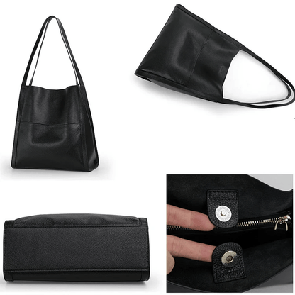 StratoVibe™ Leather Shoulder Bag — Own Every Moment with Effortless, Weatherproof Confidence