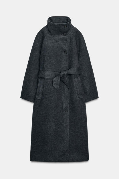 Frostveil™ Wool Coat — Flaunt Your Shape with Breathable Warmth and Effortless Elegance