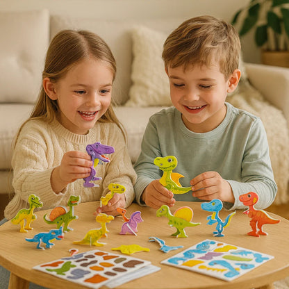 ImagineWorx™ 3D Puzzle Set — Ignite Creativity and Confidence with Every Colorful Snap