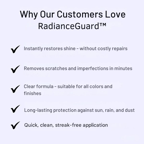 VividGuard™ — Instantly Erase Scratches and Unlock a Show-Stopping Shine