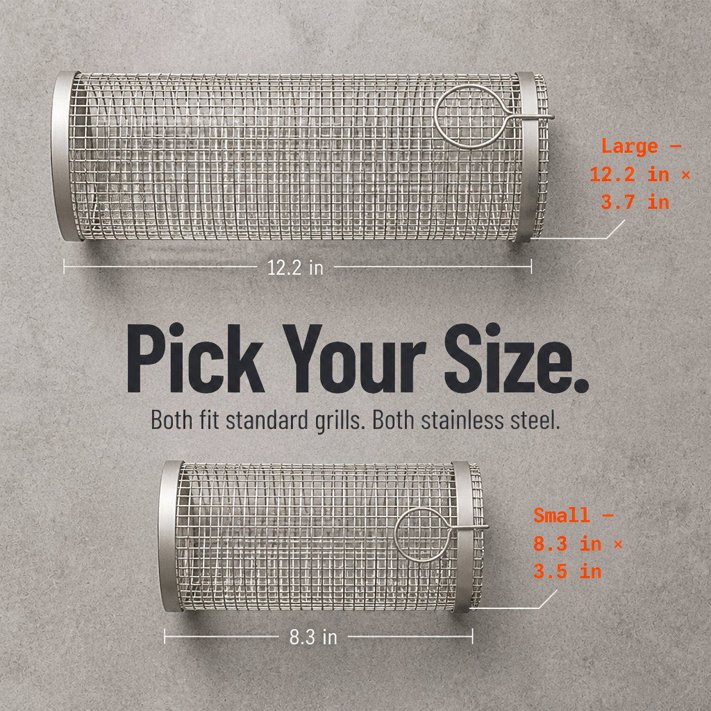 BlazeRoller™ — Keep Every Bite Perfectly Grilled Without the Hassle