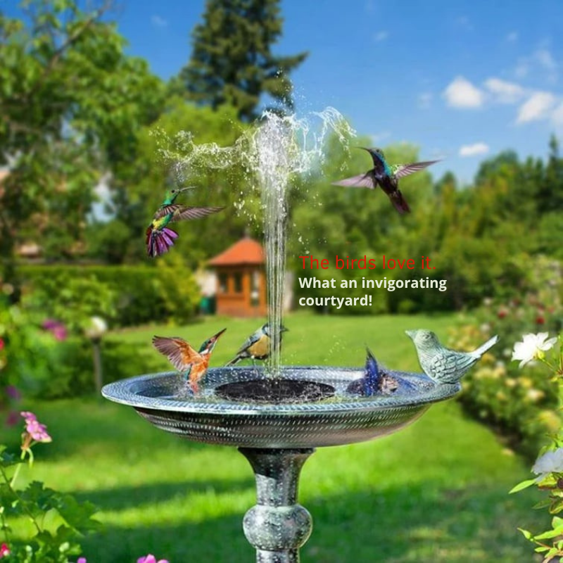 AquaSeren™ — Ignite Your Garden’s Soul with Effortless, Sun-Powered Serenity