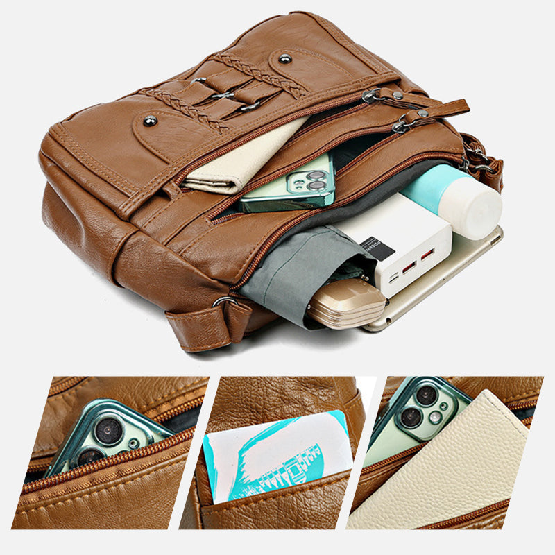 ModenaLuxe™ Soft PU Leather Bag — Own Every Moment with Effortless Style and Unshakable Confidence