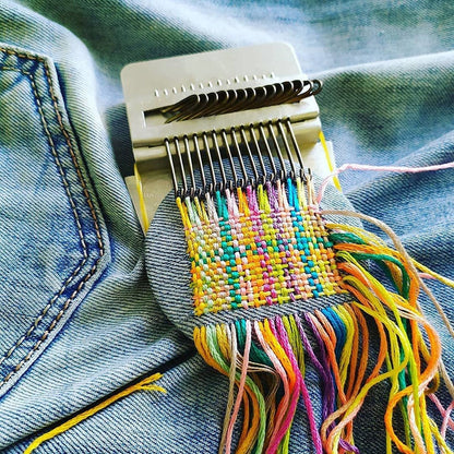 WeaveCraft™ Mini Loom — Transform Your Worn-Out Clothes into Stunning Creations Instantly