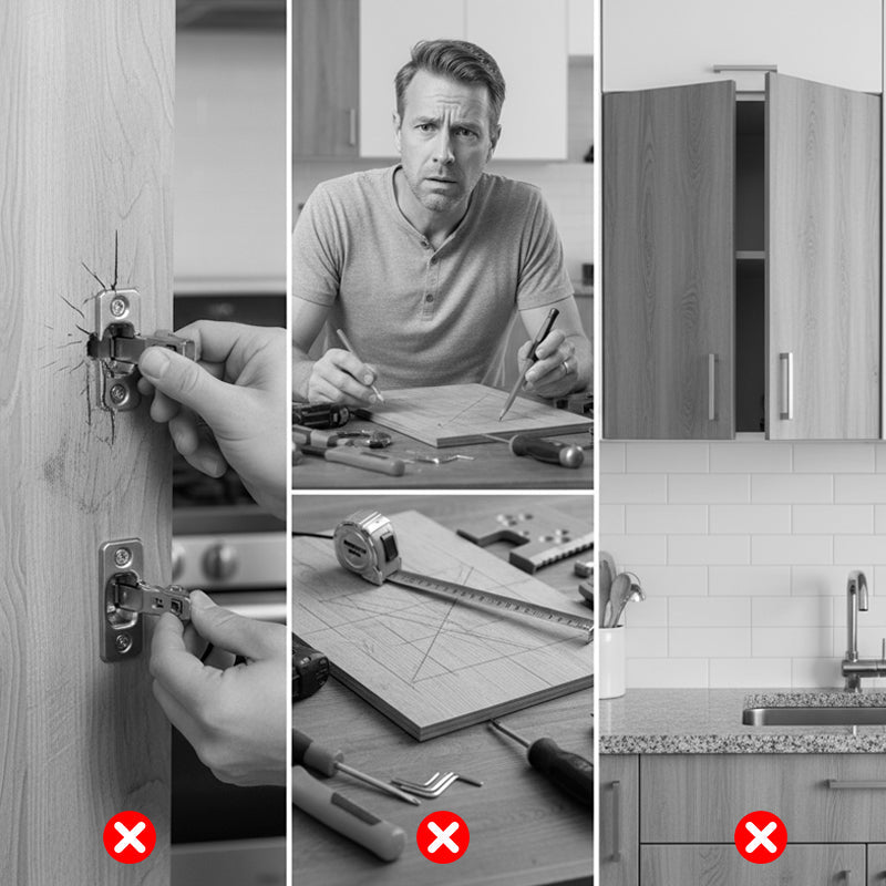 HingeMaster™ — Nail Perfect Cabinet Doors with Magnetic, Flawless Precision Every Time