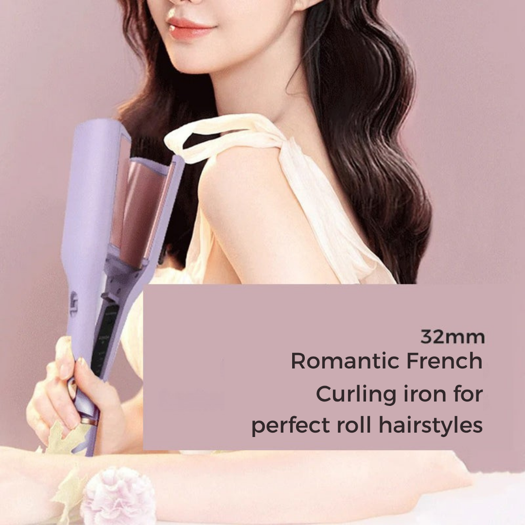 CurlAura™ — Instantly Create Head-Turning, Silky Waves Without the Burn or Frizz