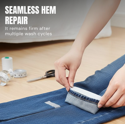 FlexiSeal™ Iron-On Hem Tape — Instantly Perfect Hems That Move With You