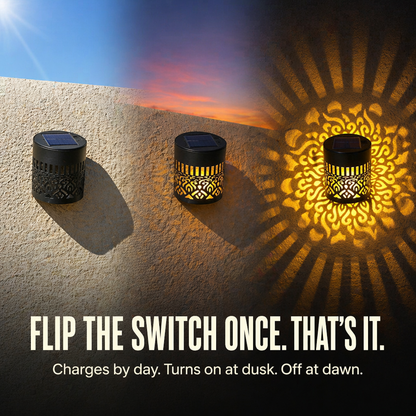LunaAura™ — Turn Your Nights into Captivating Solar-Powered Mandala Enchantment