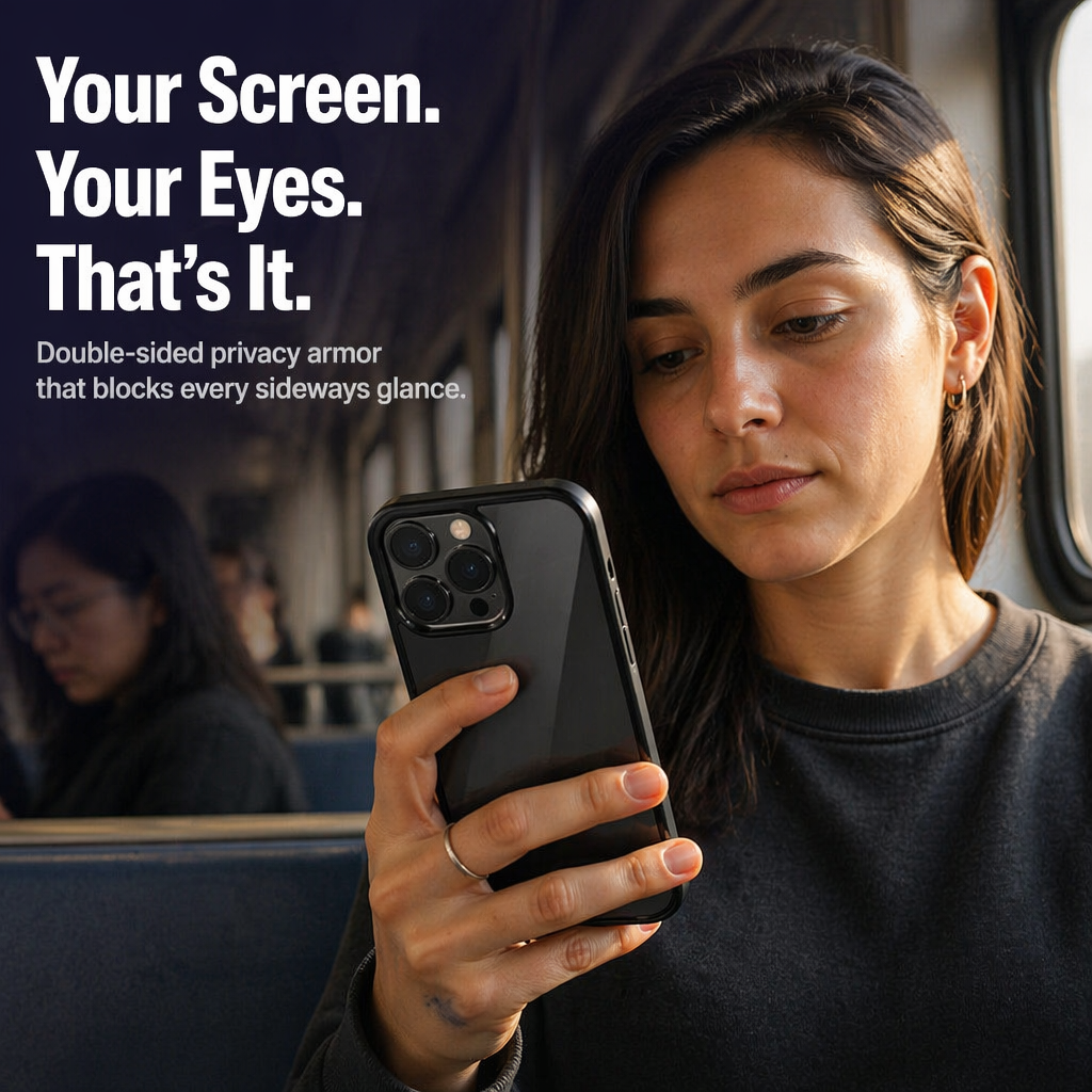 StealthGuard™ Privacy Armor — Stop Screen Snoopers and Shield Both Sides Instantly