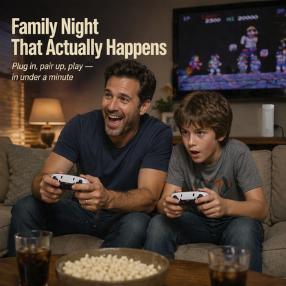 NovaArcade™ — Plug In, Connect, and Conquer Thousands of Retro Classics