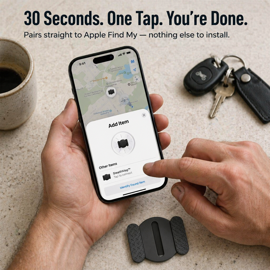RavenTag™ — Invisible, Unbreakable Tracking That Brings Your Ride Home Safely