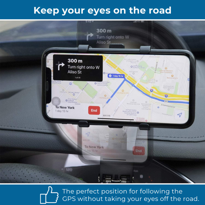 GripLock™ Dash Mount — Drive Confidently with a Phone That Stays Rock-Steady and Distraction-Free