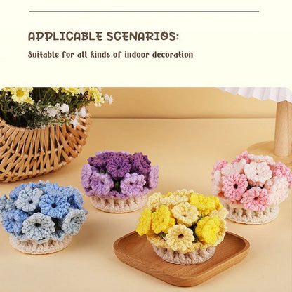 BloomAura™ Crochet Coaster Kit — Craft Vibrant Floral Art That Lights Up Your Home and Heart