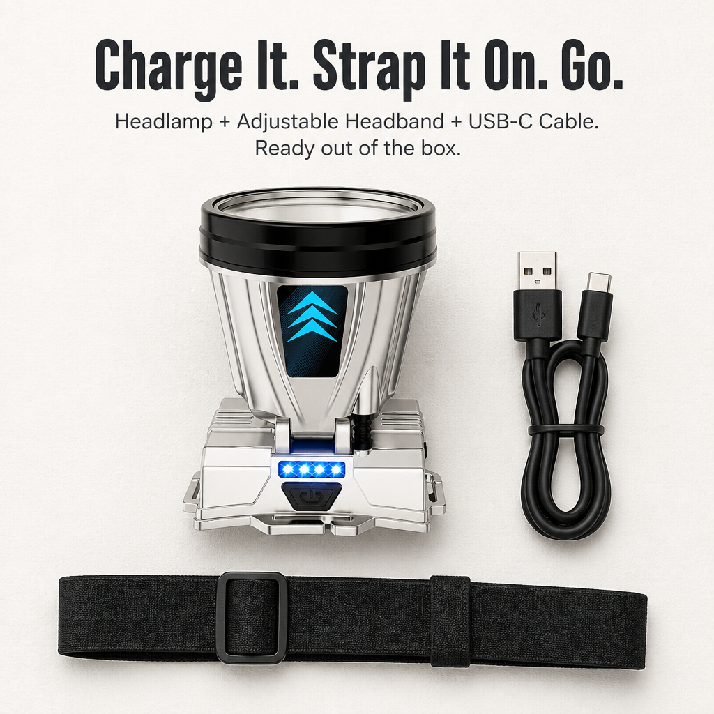 BlazeBeam™ — Light the Way, Power Your Phone, and Conquer the Night Fearlessly